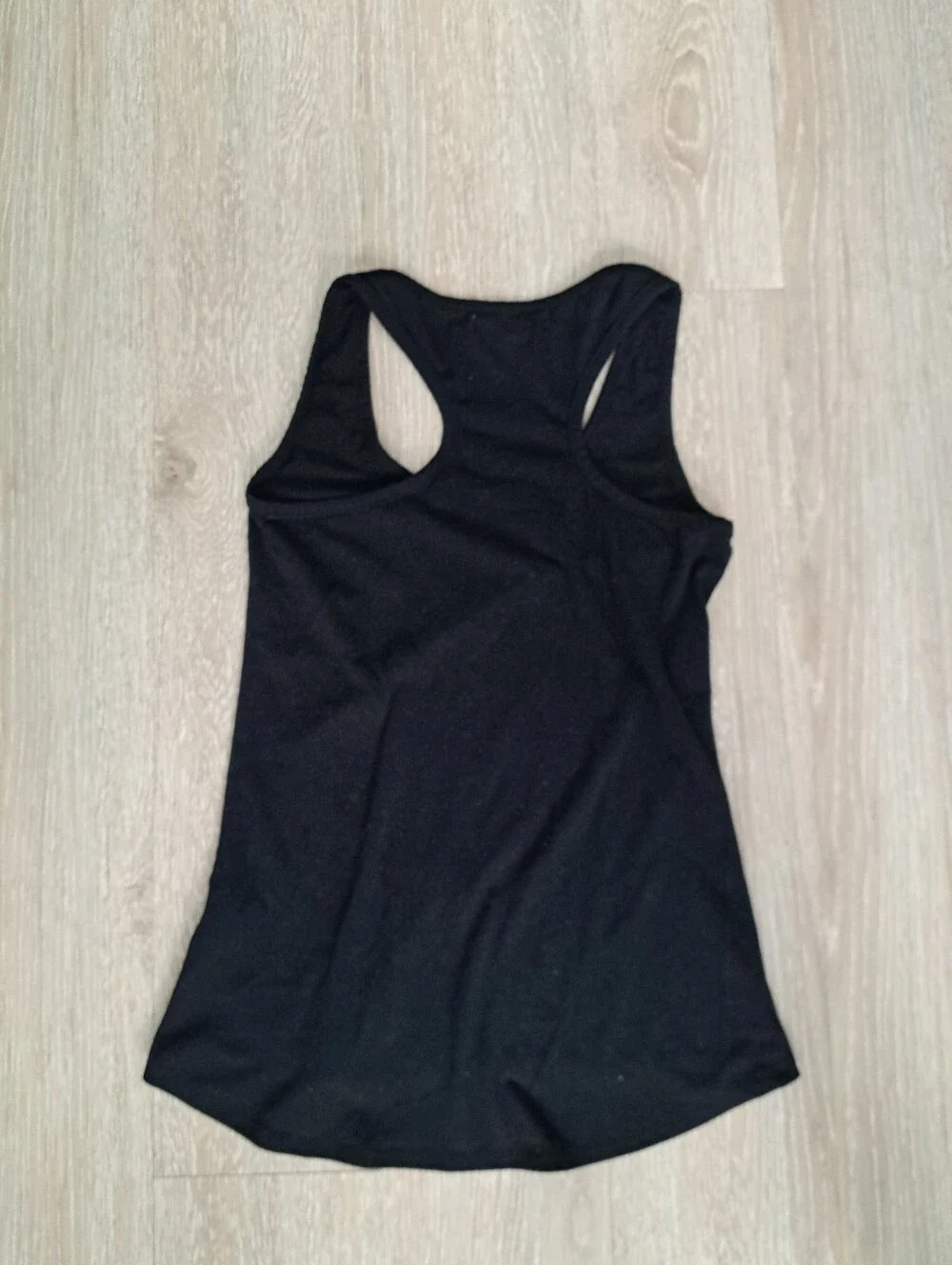 Adam Levine Collection Women's Black Racerback Tank Top Sz M (Fits Sz S)